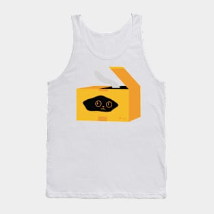 Cat in Small Box Tank Top